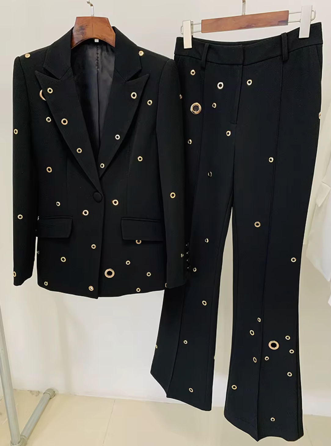 Metallic Embellished Pant Suit